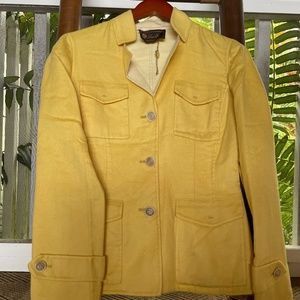 SOLD! Loro Piana Yellow Jacket/Blazer